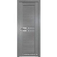 Межкомнатная дверь ProfilDoors 2.75XN R 70x200 (грувд серый, стекло прозрачное)