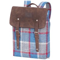 Городской рюкзак Asgard Р-7642 (КлеткаШ голубая)