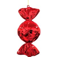 Елочная игрушка GreenTerra Конфета Карамель 30см 202517 (красный)