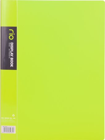 Папка для бумаг Deli Rio 5032 с файлами (салатовый)