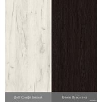 Тумба Миркомодоф Твин 8 (дуб крафт белый/венге луизиана)