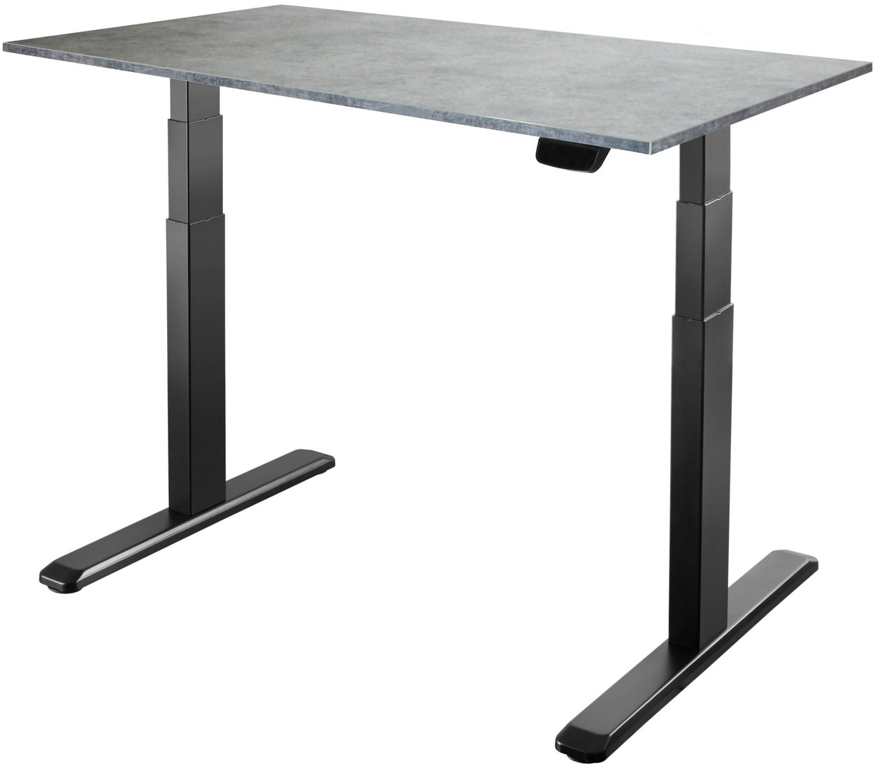 

Стол для работы стоя ErgoSmart Ergo Desk Prime 1200x650x18 мм (бетон чикаго/черный)