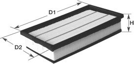 

Воздушный фильтр Clean filters MA1197