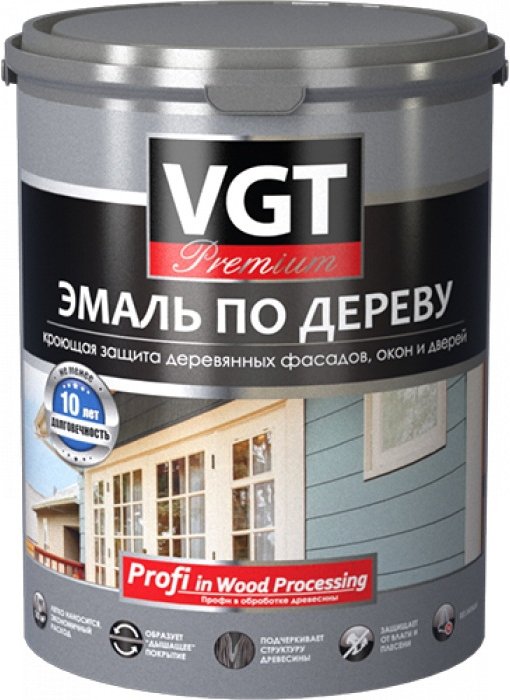

Эмаль VGT ВД-АК-1179 по дереву Профи (шоколадный, 1 кг)