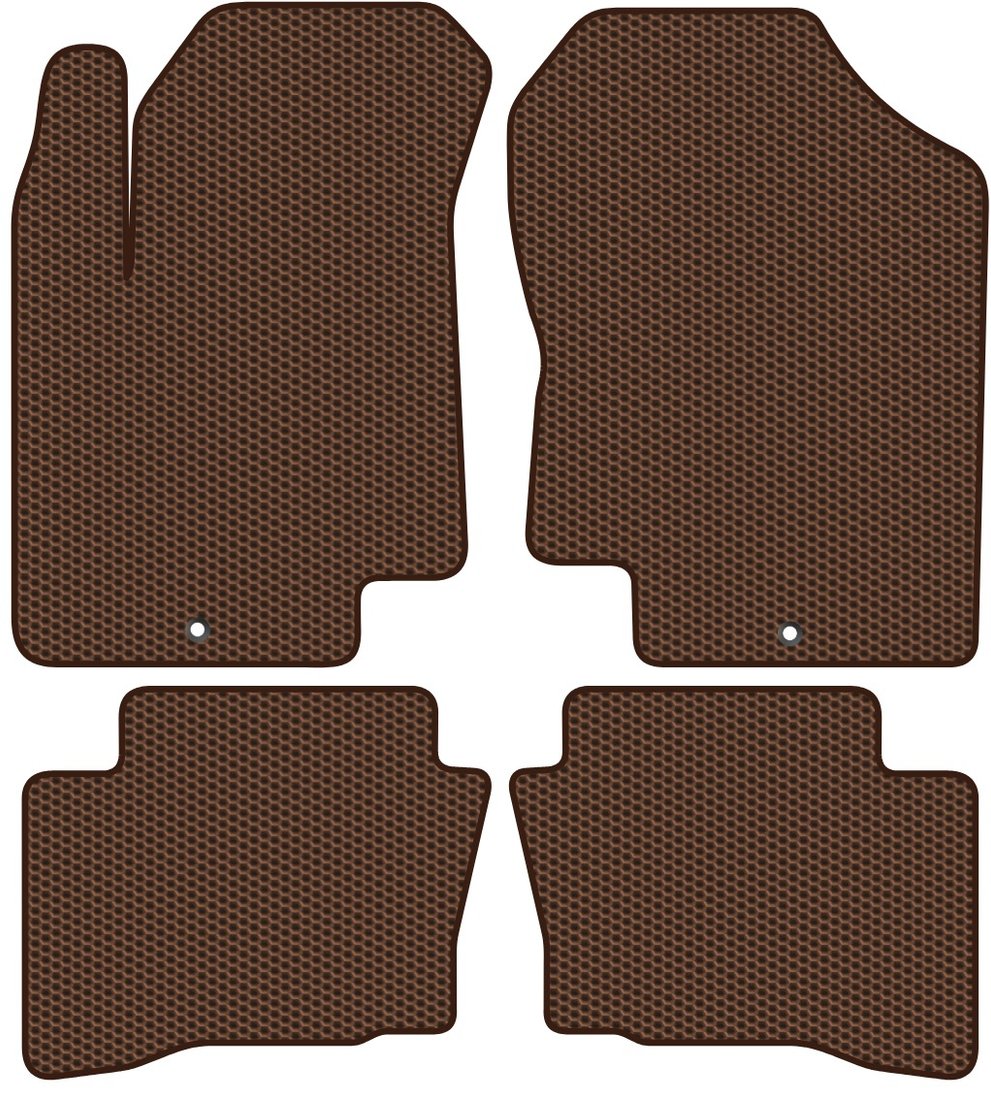 

Комплект ковриков для авто Alicosta Hyundai i20 (хэтчбек 5 дв / PB) 2008 - 2012 (коричневый, сота)