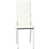 Стул ВВР Прага (белый/белый, экокожа)