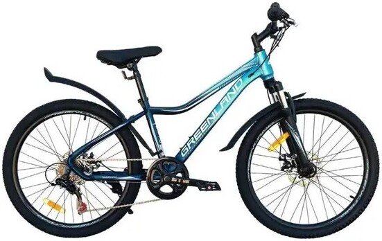 

Велосипед Greenland Demetra 24 7s sus 2025 (синий)