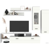 Горка Интерлиния Neo-7 без подсветки (белый/белая шагрень)