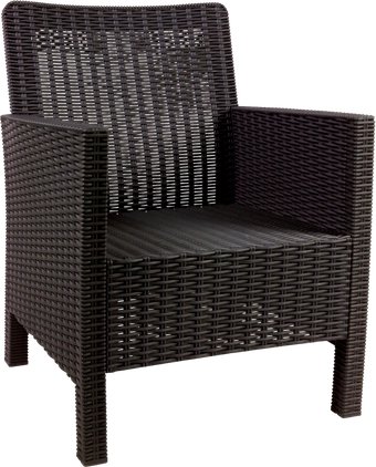 Кресло ВПМ Ротанг 6199038 (темно-коричневый)