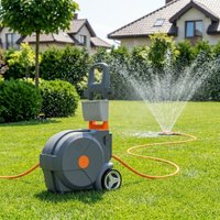 Тележка со шлангом Daewoo Power DWR 4021Li Set (с 1-им АКБ, 1/2", 40 м)