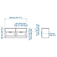 Тумба Ikea Brimnes 40337694