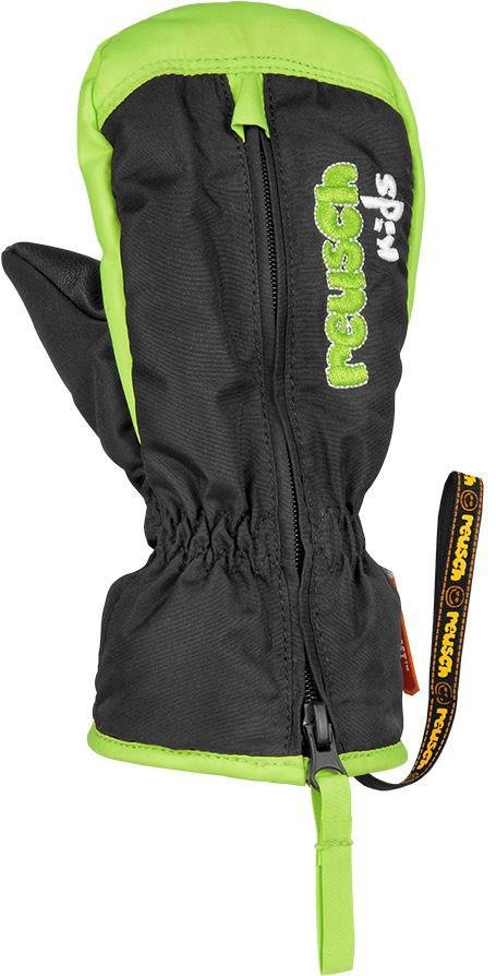 

Горнолыжные варежки Reusch Ben mitten 4685408-0716 (р-р 4, mitten black/neon green inch)