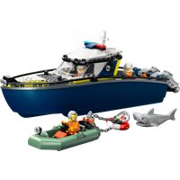 Конструктор LEGO City Полицейская погоня на лодке 60456