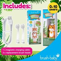 Электрическая зубная щетка Brush-Baby WildOnes Tiger