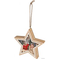 Елочная игрушка ЭРА Звездочка ENGDS-4L Б0060478