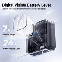 Наушники QCY MeloBuds Neo (черный, с подпиской Яндекс Плюс на 60 дней)