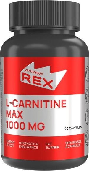 

L-карнитин ProteinRex MAX 1000 MG (90 капсул)