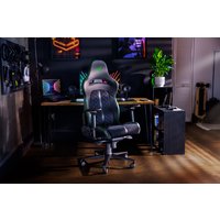 Игровое (геймерское) кресло Razer Enki (черный/зеленый)