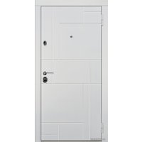 Металлическая дверь Стальная Линия Аллегро для квартиры 80 (белый)