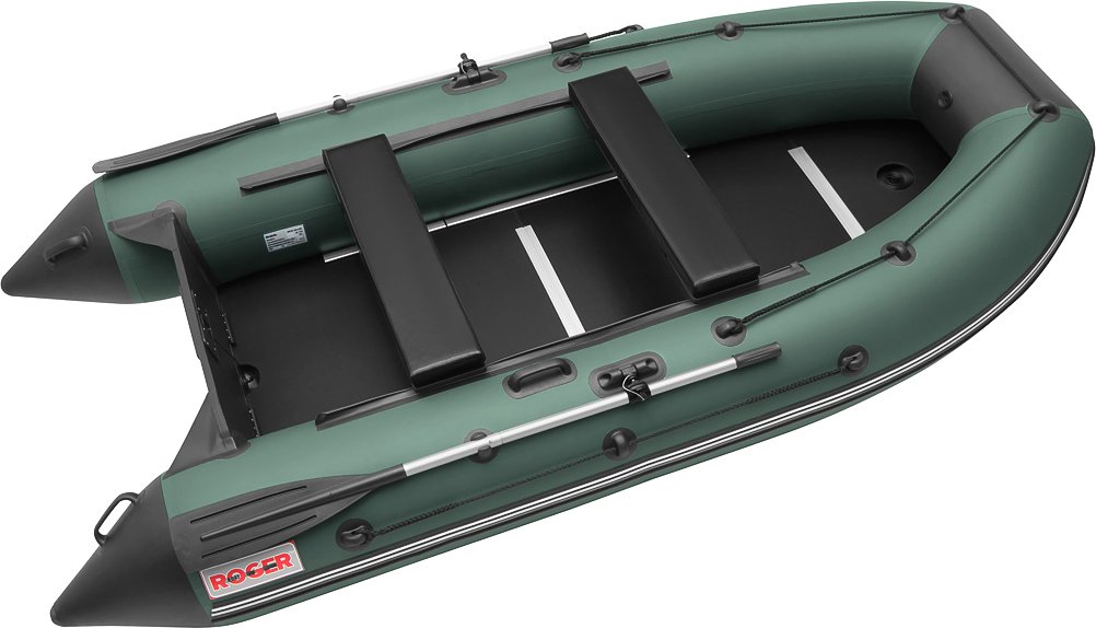 

Моторно-гребная лодка Roger Boat Hunter Keel 3500 (малокилевая, зеленый/черный)