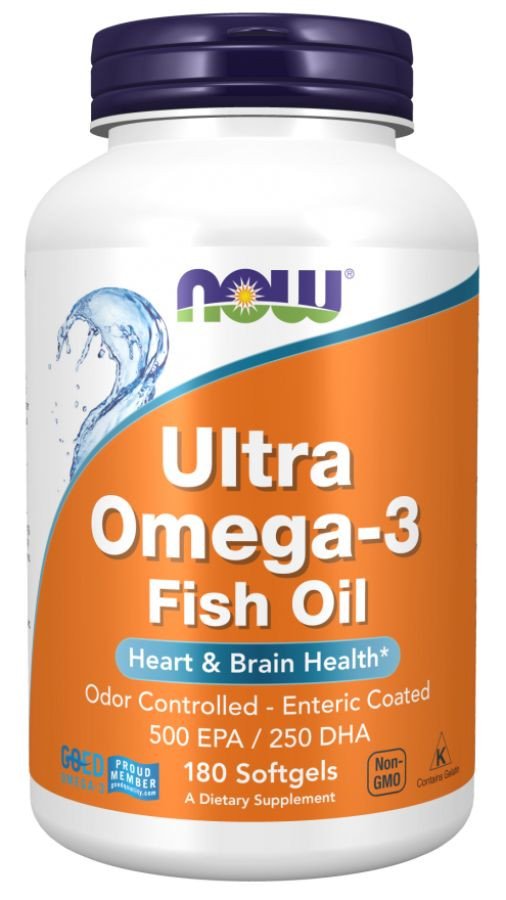 БАД Now Foods Ultra Omega-3 75% (180 капсул)