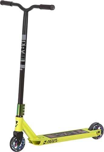 

Трюковый самокат Novatrack Pixel Pro BL 110A.PIXEL.LM20 (черный/лайм)