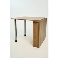 Стол-книга Stoloff Мечта 1600x850 (дуб сонома, опоры вкручиваемые, углы закругленные с роликами и ручками)