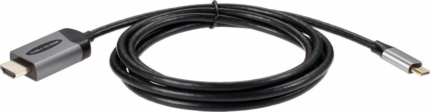 

Адаптер Telecom TCC008T-1.8M USB Type-C - HDMI (1.8 м, черный)
