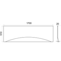 Фронтальный экран под ванну Triton Gamma / Стандарт / Ультра / Европа 170