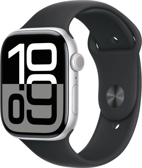 Apple Watch Series 10 46 мм (, srebrny/czarny, /M)