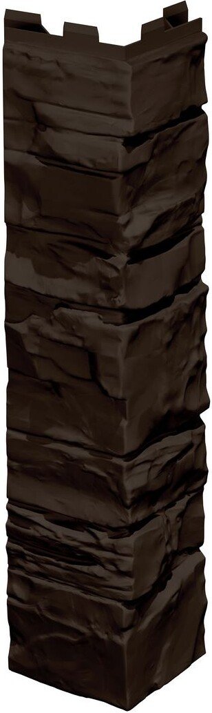 

Угол фасадный ТехноНИКОЛЬ Оптима наружный камень (темно-коричневый)