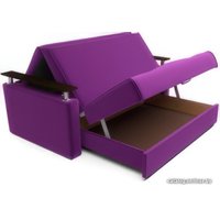 Диван Мебель-АРС Шарк 140 (микровелюр фиолетовый)