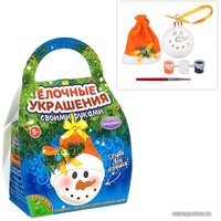 Набор для создания поделок/игрушек Bondibon Шар-подарок. Снеговичок ВВ2138