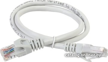 Кабель ITK RJ 45 - RJ45 PC01-C6U-1M (1 м, серый)