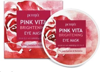 Petitfee Патчи под глаза Pink Vita Brightening Eye Mask (60 шт)
