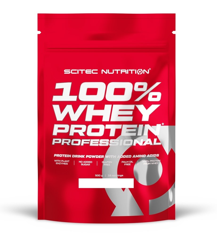 

Протеин комплексный Scitec Nutrition 100% Whey Protein Professional (клубника, 500 г)