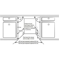 Отдельностоящая посудомоечная машина Meferi MDW6062WH FS Light