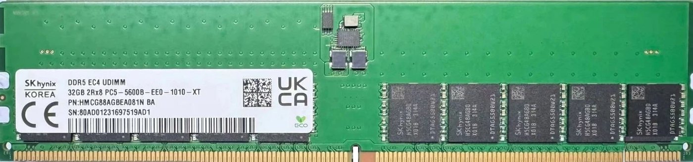 Оперативная память Hynix 32ГБ DDR5 5600 МГц HMCG88AGBEA081N