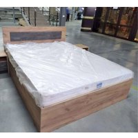 Кровать SV-Мебель МСП 1 с основанием 140х200 (дуб золотой/камень темный) в Лиде