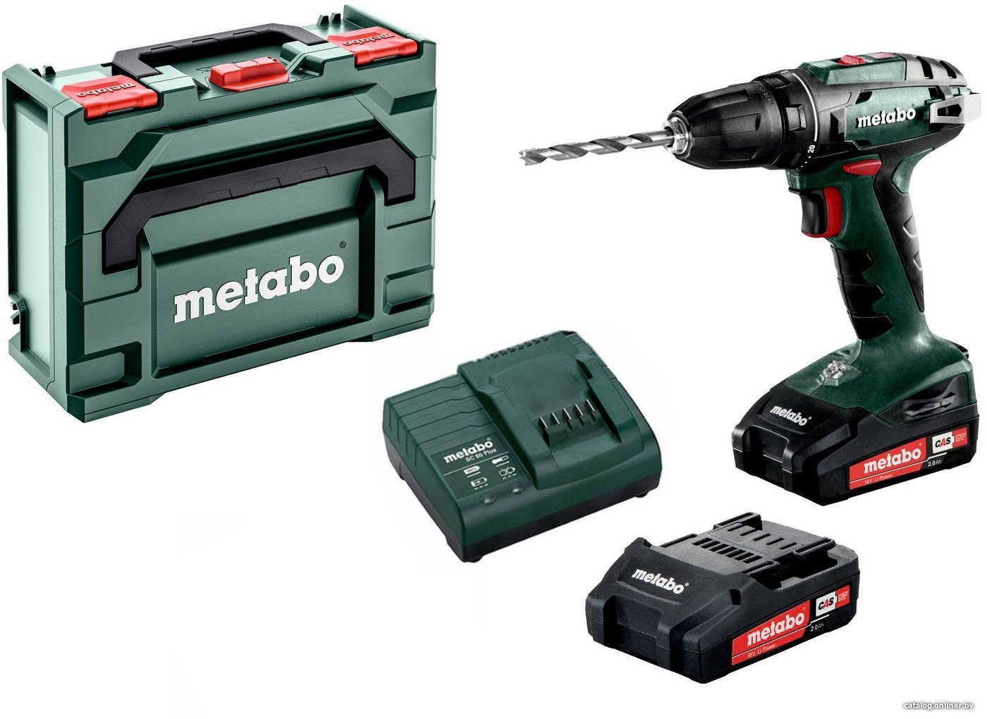 Дрель-шуруповерт Metabo BS 18 602207560 (с 2-мя АКБ 2 Ah)