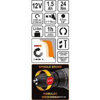 Дрель-шуруповерт Sthor 78105 (с 1-им АКБ)