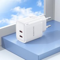 Сетевое зарядное Borofone BA85A (белый)