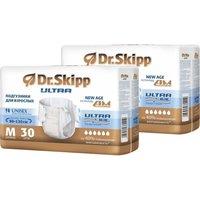 Подгузники для взрослых Dr.Skipp Ultra M (2x30шт)