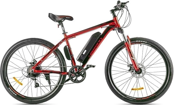 

Электровелосипед Eltreco XT 600 D 2021 (красный/черный)
