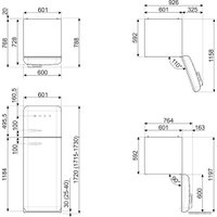 Холодильник Smeg FAB30RSV5