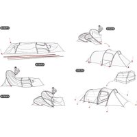 Кемпинговая палатка Naturehike Opalus 2 20D (зеленый)