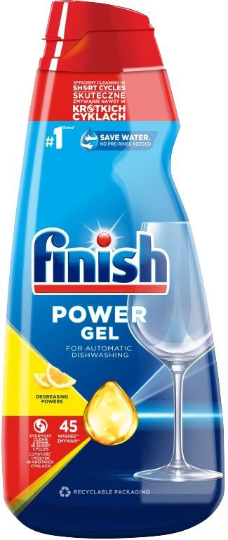 

Гель для посудомоечной машины Finish All In 1 Max Анти-жир Лимон (900 мл)