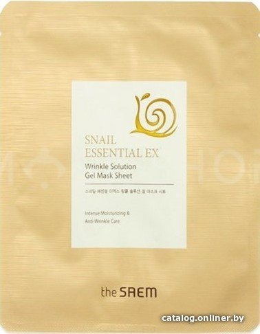 The Saem Маска для лица тканевая Snail Essential EX Wrinkle Solution Gel Mask Sheet 28 г