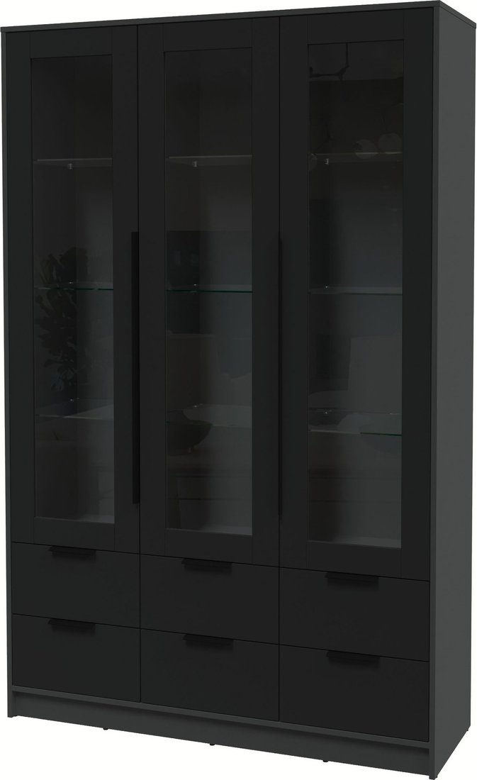 

Шкаф-витрина Интерлиния Концепт КТ-ШВ3 (черный/антрацит)