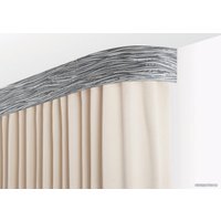 Карниз для штор Legrand Эдельвейс (3 м, графит)